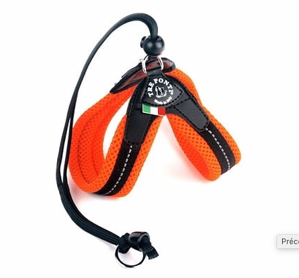 HARNAIS FLUO MESH AJUSTABLE TRE PONTI PETIT CHIEN TAILLE 1 - 0